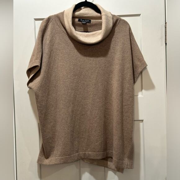 Claudia Nichole Cashmere Sweater - Tan- Taupe Size S/P - Picture 8 of 8